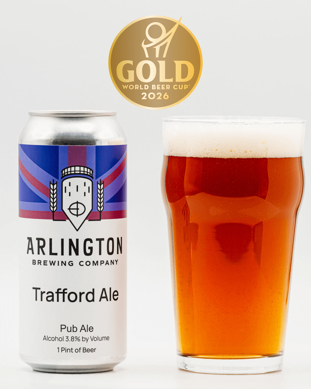 Trafford celebration artwork inspired by the World Beer Cup win