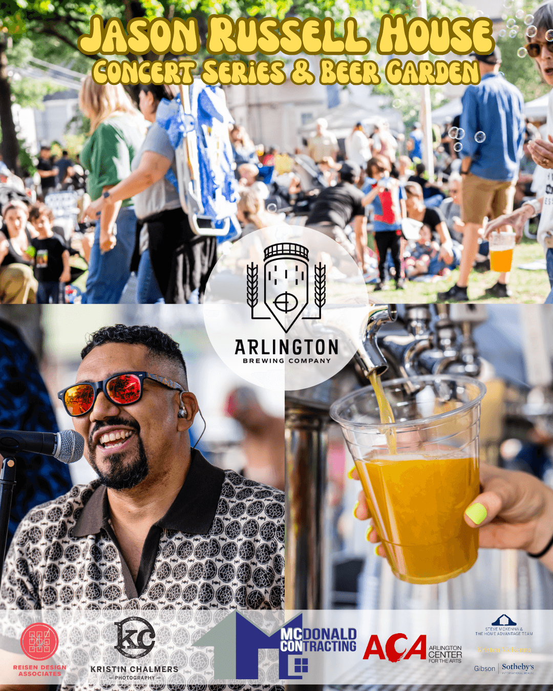 JASON RUSSELL HOUSE CONCERT SERIES & BEER GARDEN flyer